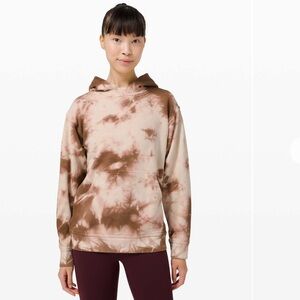 Lululemon All Yours Hoodie *Earth Dye Earth Dye Clay Pink Brown size 10